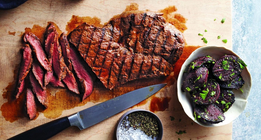 California Style Hand-Carved BBQ Tri-Tip Steak